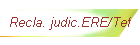 Recla. judic.ERE/Tef