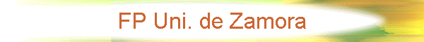 FP Uni. de Zamora