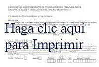 Ficha de autorizaci�n para el banco