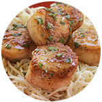 Scallops with Garlic Sauce