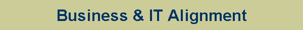 Business & IT Alignment