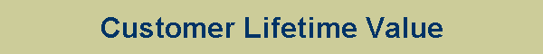 Customer Lifetime Value