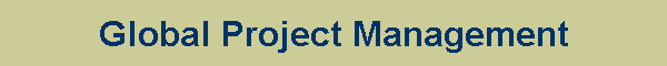 Global Project Management
