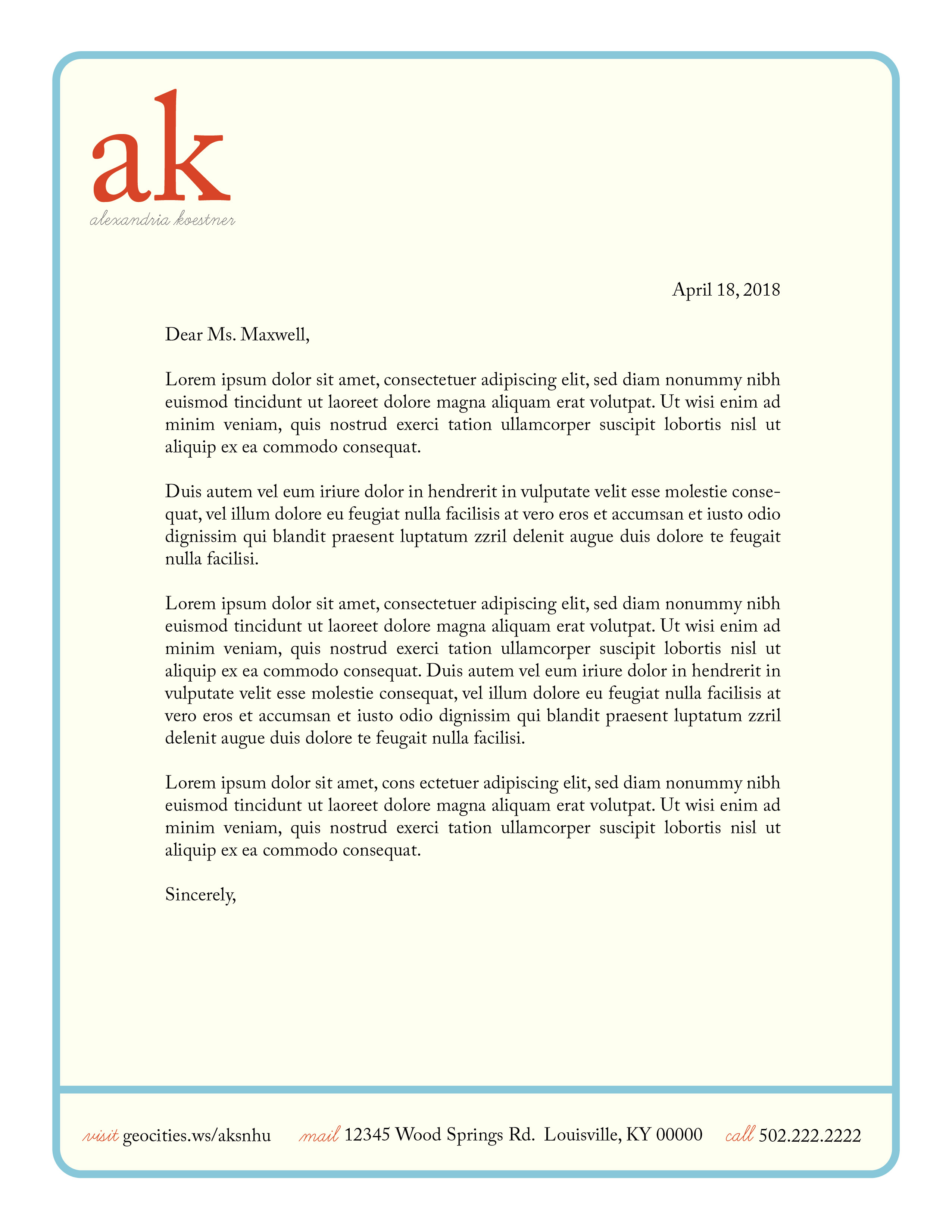 letterhead