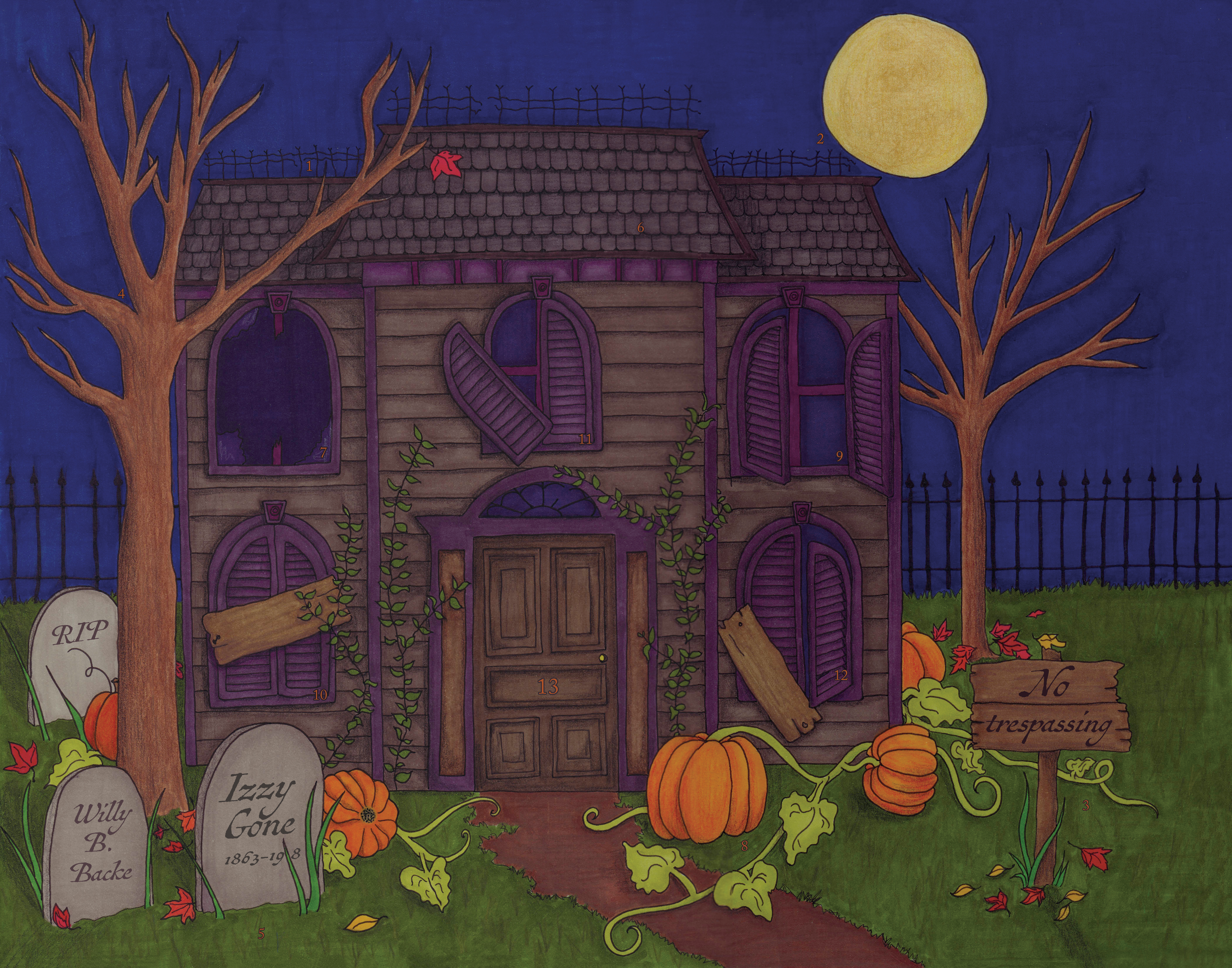 haunted house countdown cover