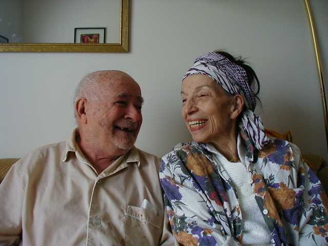 Da and Anne laughing