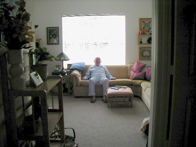 Da in TV room