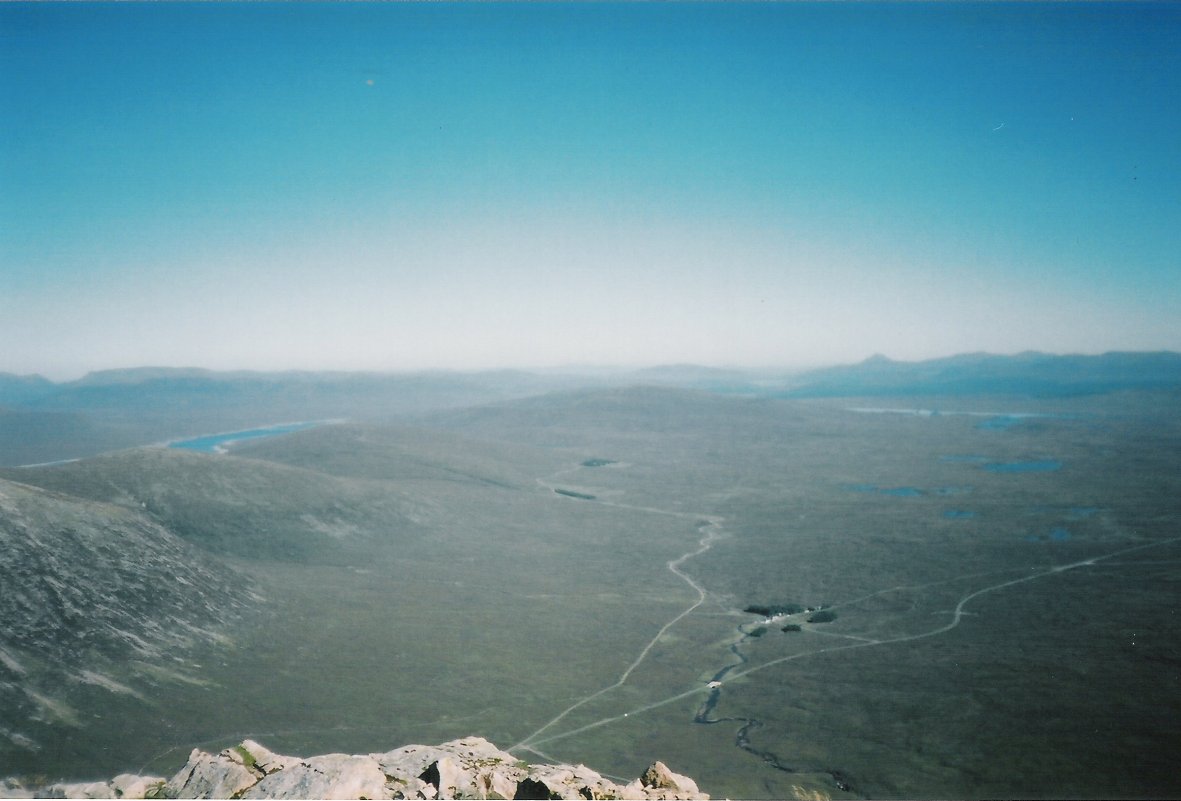 Looking over Rannoch Moor.