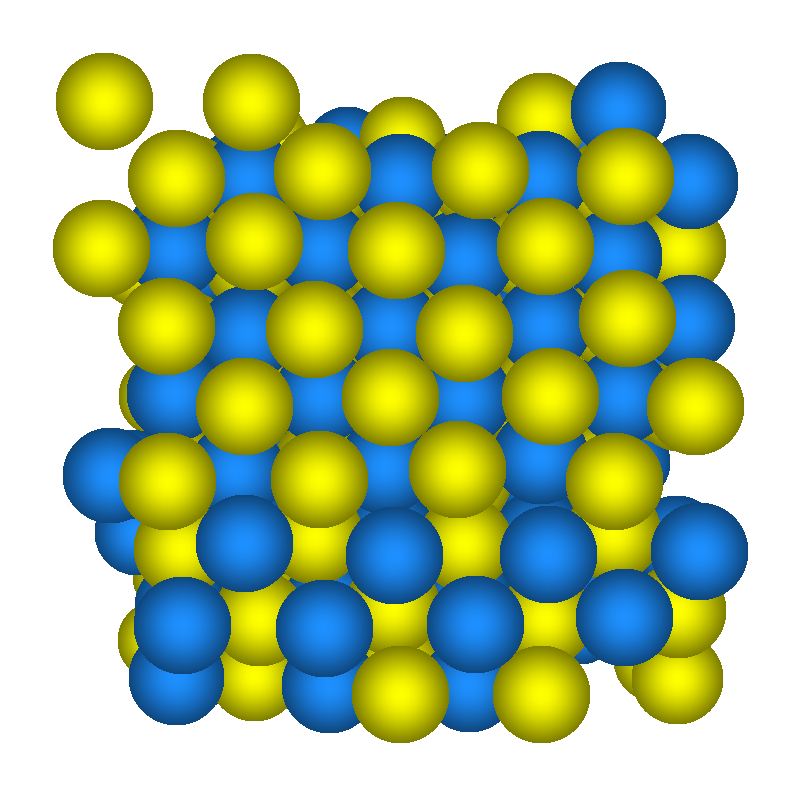The Charge ordered state of a 1:1 electrolyte