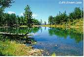 One of the stone lakes of    Lura 