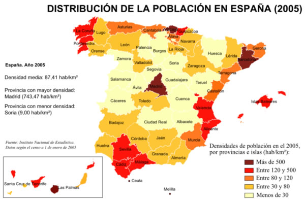 La Demograf�a Espa�ola