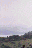 Panorama dalla strada sterrata che porta da Nisporto a Bagnaia