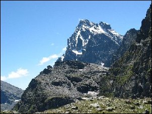 Il Monviso visto dal Colle delle Traversette