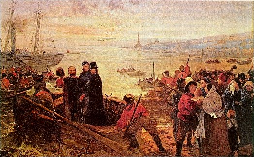 La partenza dei Mille dallo scoglio di Quarto