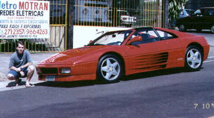 Albino e sua futura Ferrari 348