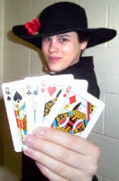 Behold, the queen of clubs!