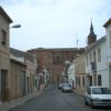 Calle Fray Indalecio Casero, con el Convento de San Francisco al fondo