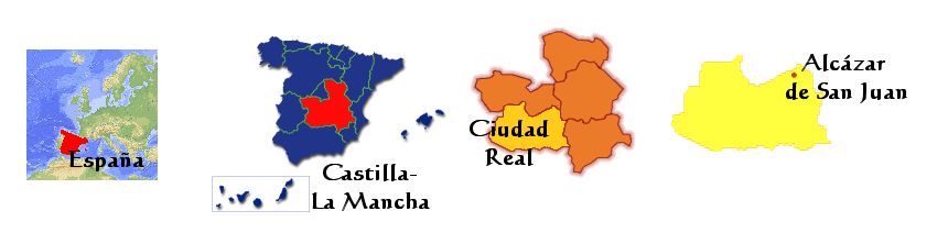 Situaci�n de Alc�zar de San Juan