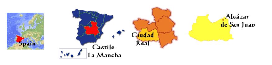 Situation of Alc�zar de San Juan