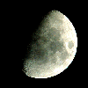 Luna fotografata con un piccolo riflettore (114/900)