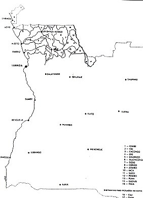 Limite geografico da etnia Kikongo