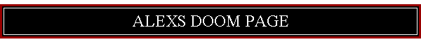 ALEXS DOOM PAGE