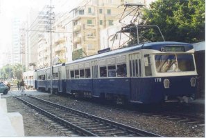 A set of Alexandria Tramways main line equipment. Roushdy 1999.