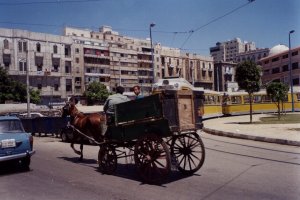 An older mode of transportation.