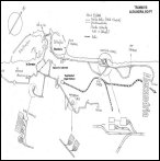 Map of Alexandria Tramways, Ramleh & City Lines - 2001