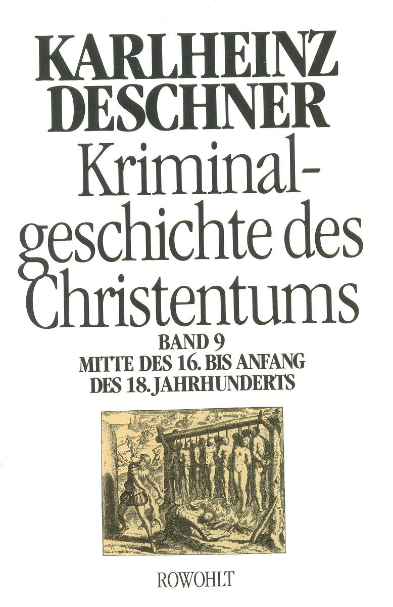 Escrita con rigor enciclop�dico esta obra de Karlheinz Deschner es el noveno volumen de la historia del cristianismo. En un total de 10 tomos se presenta el desarrollo de una de las doctrinas que mas da�os a causado y sigue causando a la humanidad. Para Deschner, escribir la historia del cristianismo significa necesariamente escribir una historia criminal. Traducida a varios idiomas, la obra de Deschner al ser le�da influye radicalmente la manera de pensar de cualquier lector honesto.