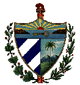 El escudo de el estado cubano.