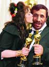 Nicole Ahmadinejad receiving an Asgar