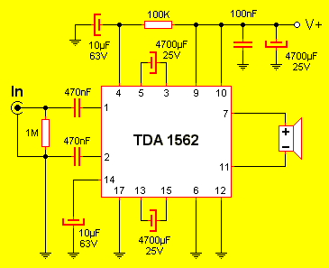Amplificador de 55w para auto
