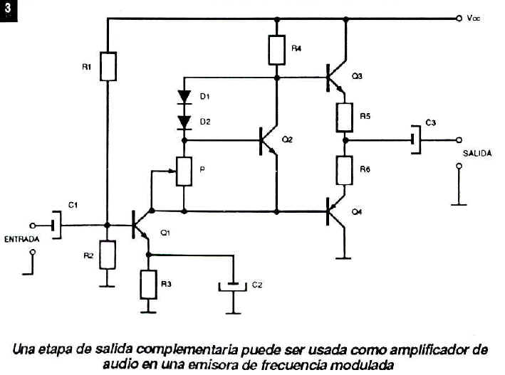 GANANCIA AMPLIFICADOR CLASE B ganancia amplificador clase b: