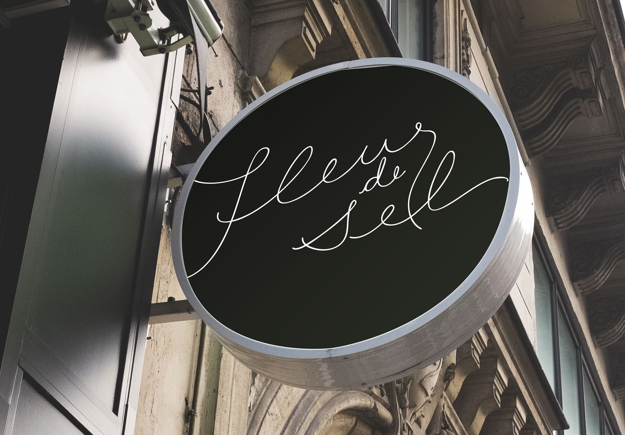 fleur de sel restaurant sign