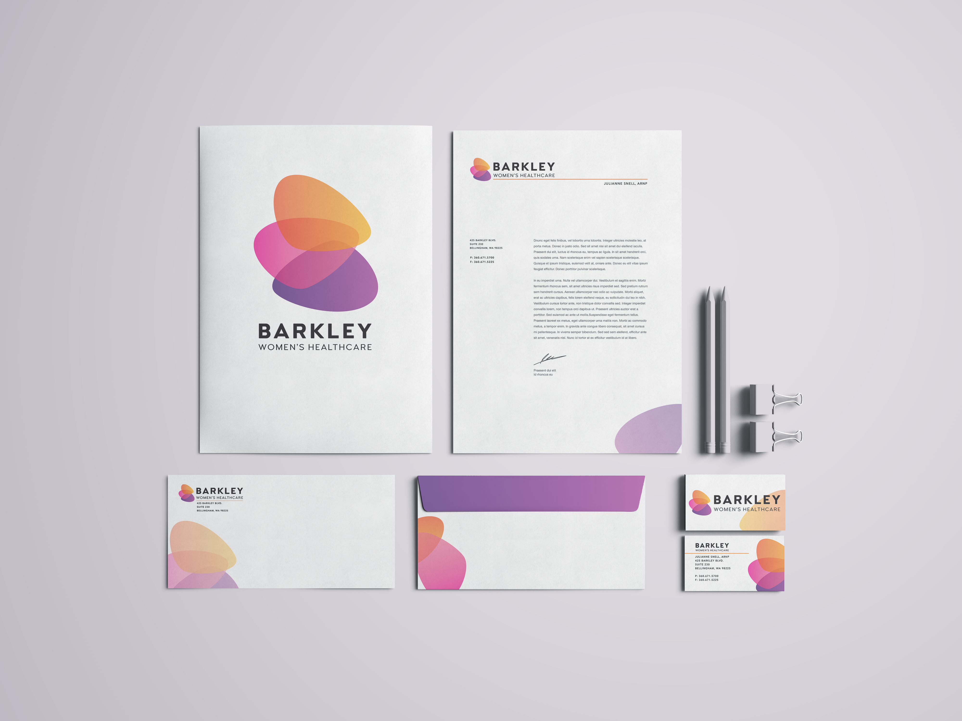 Complete stationery set