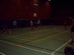 warmining up bij zaalvoetbal