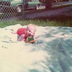 me on front lawn