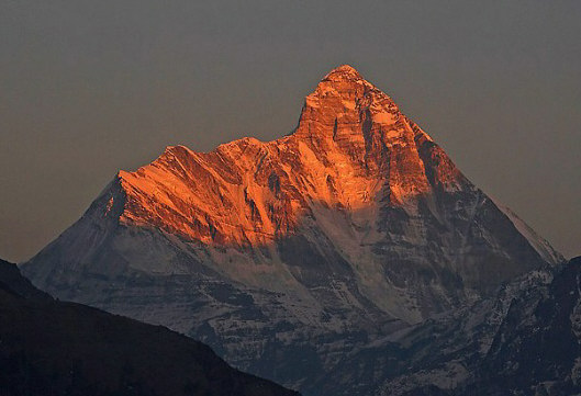 SunSet at Nandavei, Himalayas, India