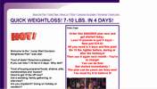 Quick Weightloss! Lose 10 lbs in 4 Days