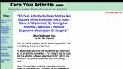 I Cured My Arthritis - You Can Too!