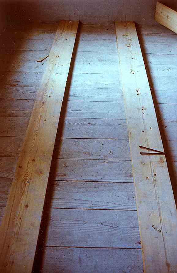 Solaio legno rinforzato