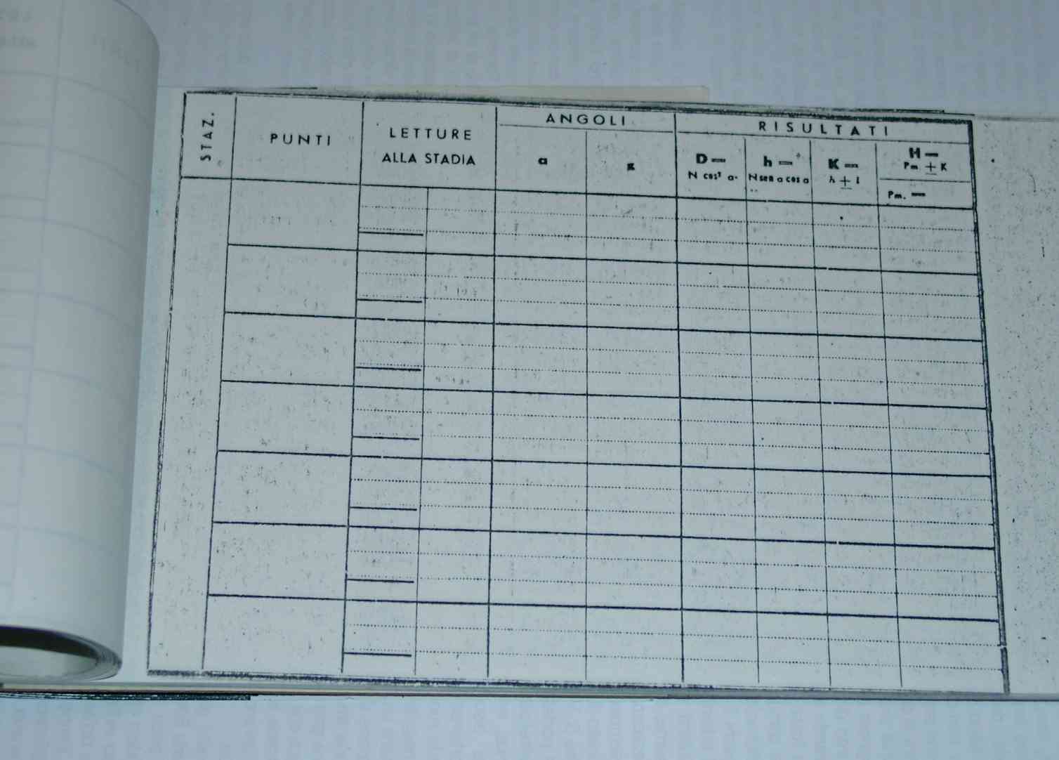 Fig. 11 - Libretto di campagna