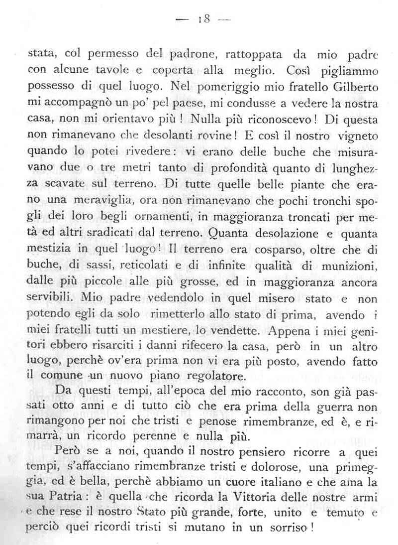 La mia famiglia durante la ritirata