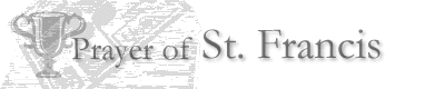 Prayer of St. Francis