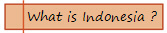 What is Indonesia ?