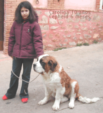 Carolina y Cepheid.gif (84398 bytes)
