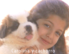 Carolina y cachorro.gif (36730 bytes)