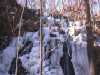 Middlesex Fells Reservation, Melrose, MA, Frozen cascade