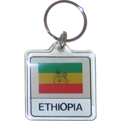 Ethiopia - Conquering Lion of Judah Lucite Key Chain